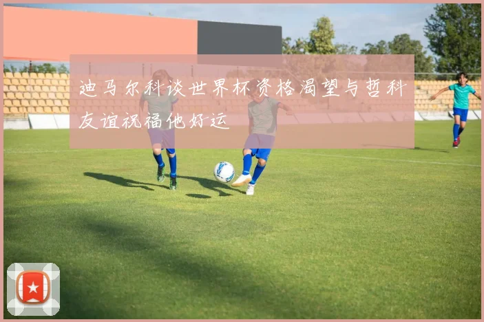 迪马尔科谈世界杯资格渴望与哲科友谊祝福他好运